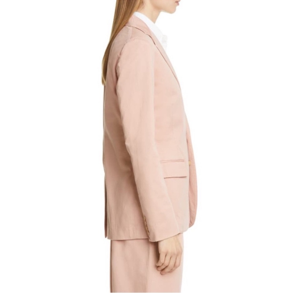Polo by Ralph Lauren Schoolboy Pale Rose Pink Cotton Blazer Jacket Size 4 NWT - Picture 6 of 11